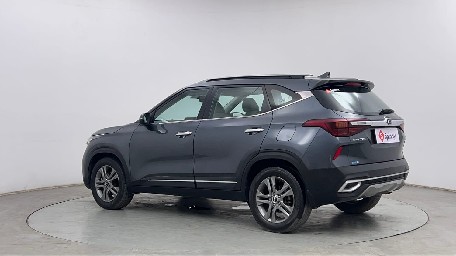 Used 2019 Kia Seltos HTX Plus 1.5 Diesel Diesel Manual exterior LEFT REAR CORNER VIEW