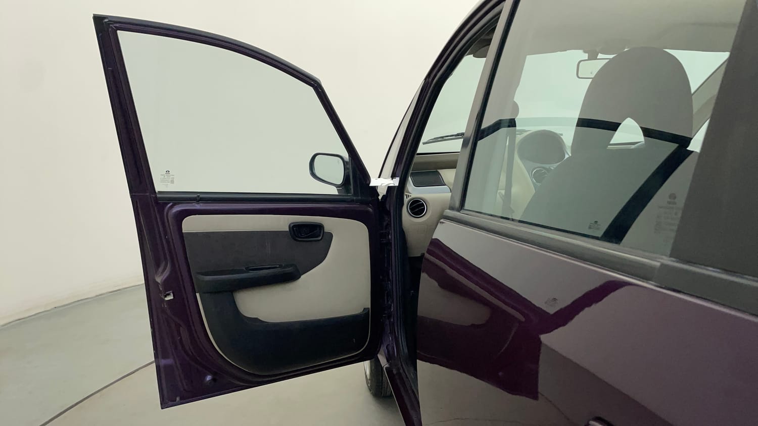 Used 2015 Tata Nano Twist XTA Petrol Automatic interior LEFT FRONT DOOR OPEN VIEW