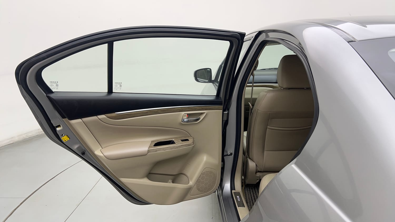 Used 2019 Maruti Suzuki Ciaz Alpha Hybrid 1.5 Petrol Manual interior LEFT REAR DOOR OPEN VIEW