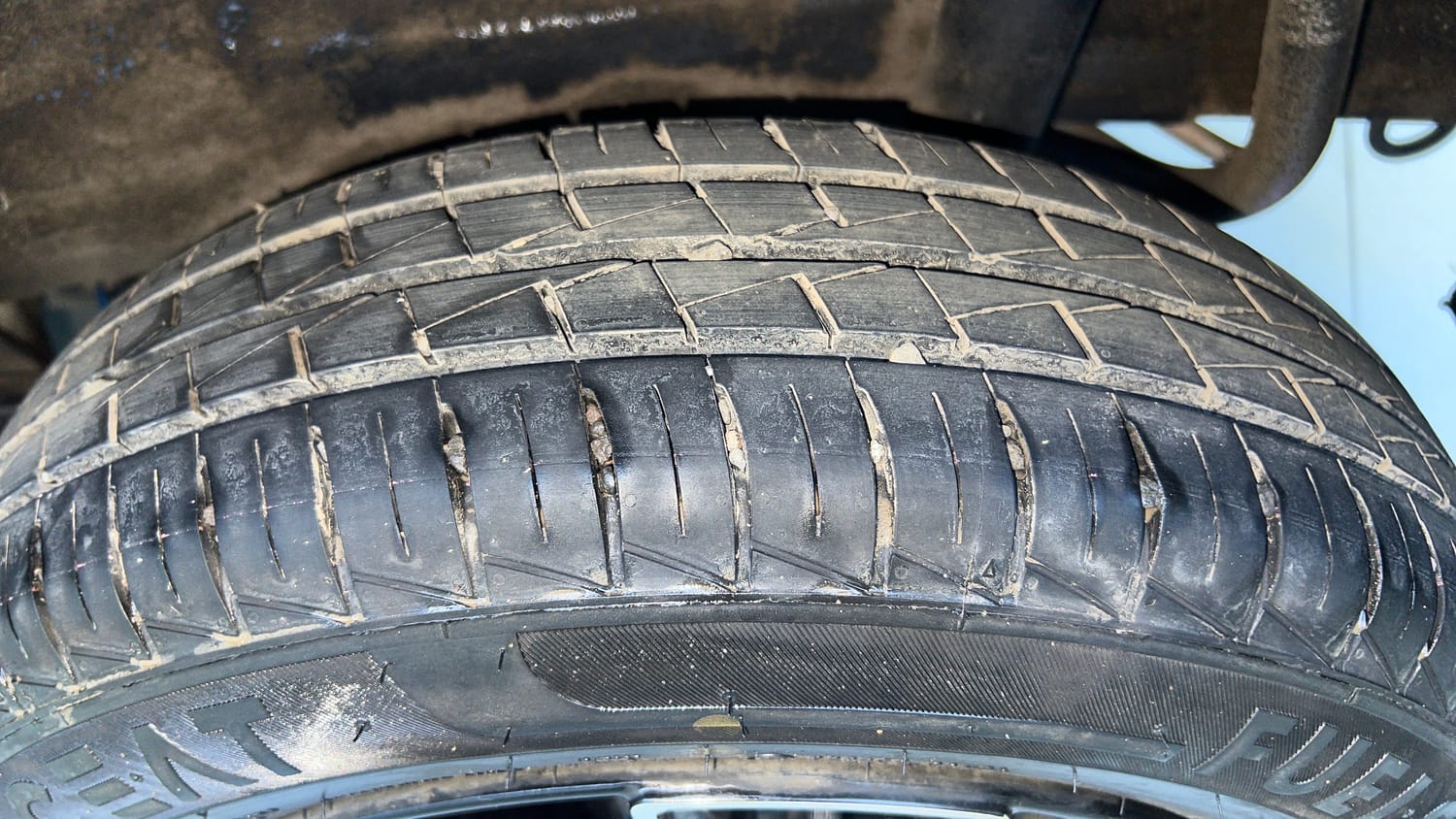 Used 2026 Maruti Suzuki S-Presso VXi Plus (O) AMT Petrol Automatic tyres LEFT REAR TYRE TREAD VIEW