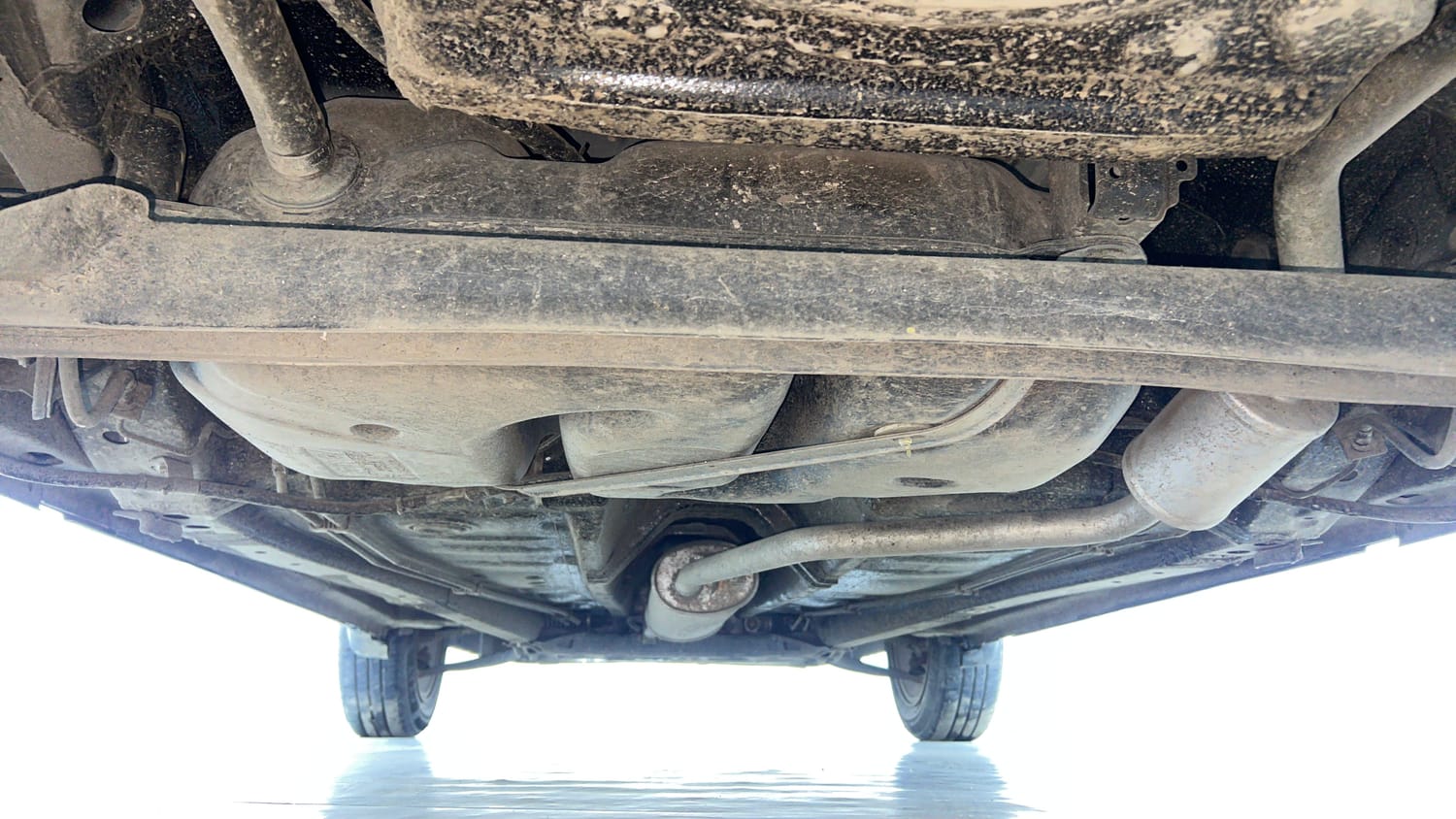 Used 2026 Maruti Suzuki S-Presso VXi Plus (O) AMT Petrol Automatic extra REAR UNDERBODY VIEW (TAKEN FROM REAR)