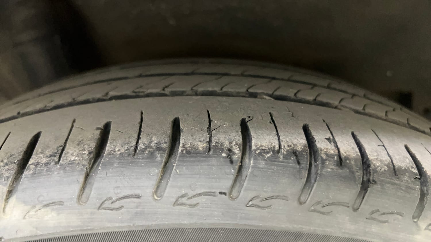 Used 2022 Honda City ZX CVT Petrol Petrol Automatic tyres RIGHT REAR TYRE TREAD VIEW