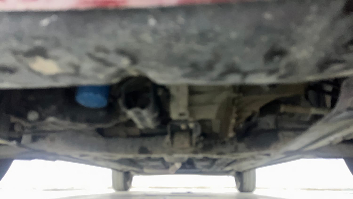 Used 2019 Hyundai Grand i10 Sportz 1.2 Kappa VTVT Petrol Manual extra FRONT LEFT UNDERBODY VIEW