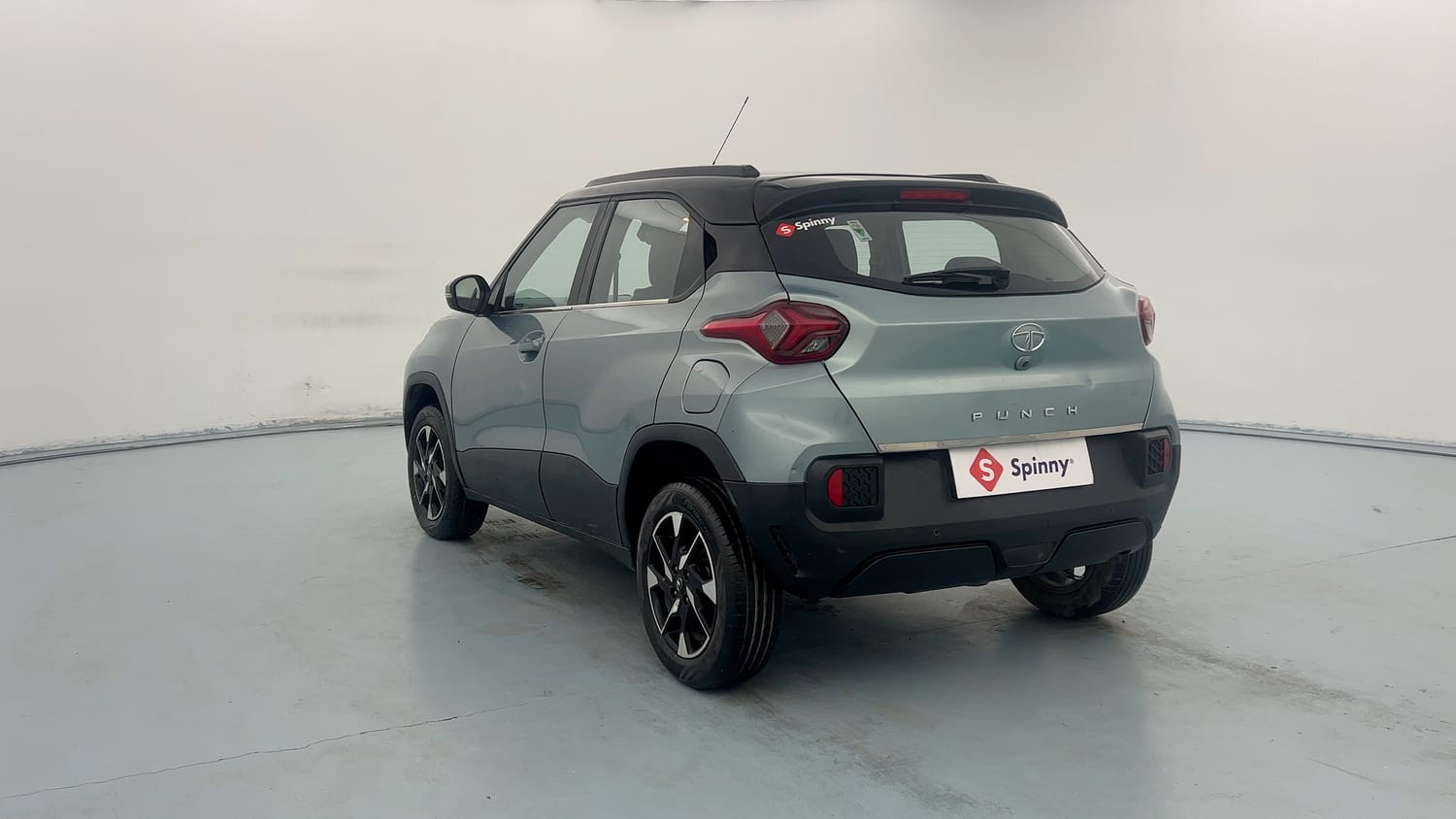 Used 2022 Tata Punch Creative Dual Tone Petrol Manual exterior LEFT REAR CORNER VIEW