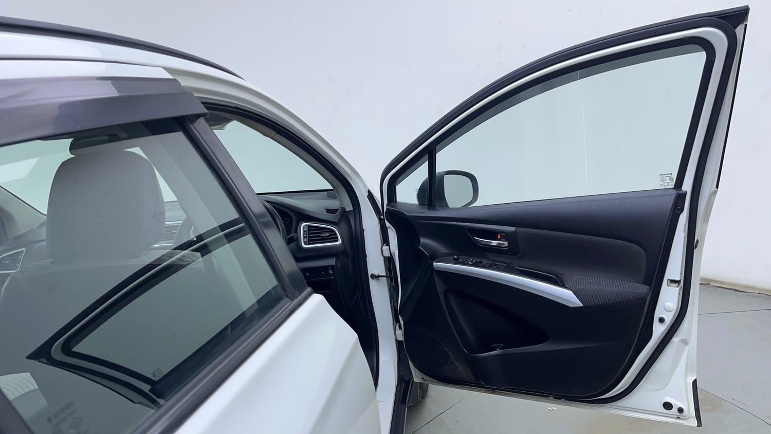Used 2021 Maruti Suzuki S-Cross Zeta AT Petrol Automatic interior RIGHT FRONT DOOR OPEN VIEW