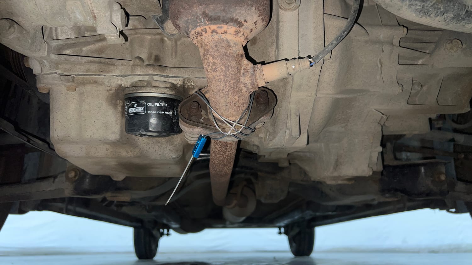 Used 2013 Maruti Suzuki Wagon R LXI CNG Cng Manual extra FRONT LEFT UNDERBODY VIEW