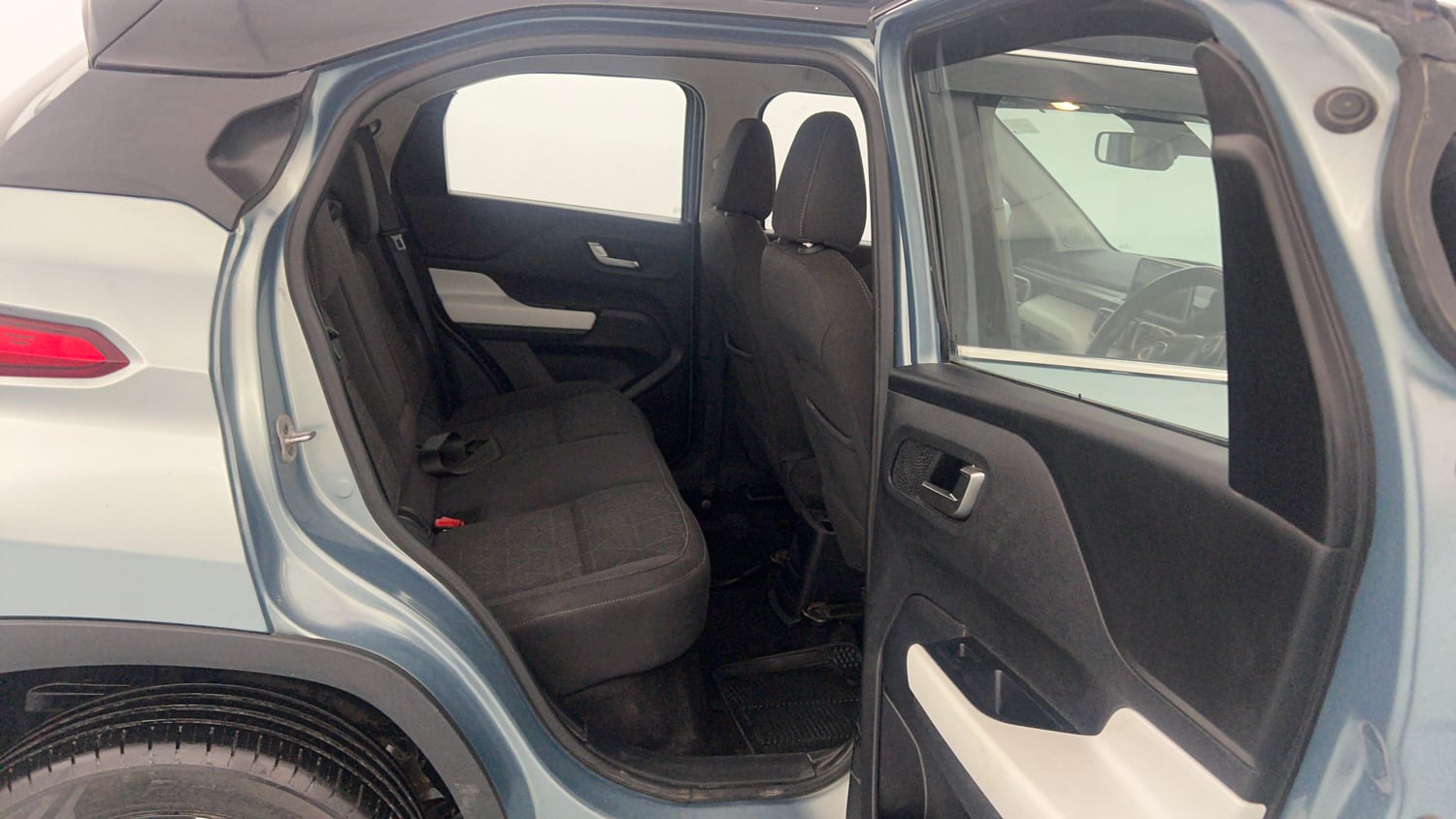 Used 2022 Tata Punch Creative Dual Tone Petrol Manual interior RIGHT SIDE REAR DOOR CABIN VIEW