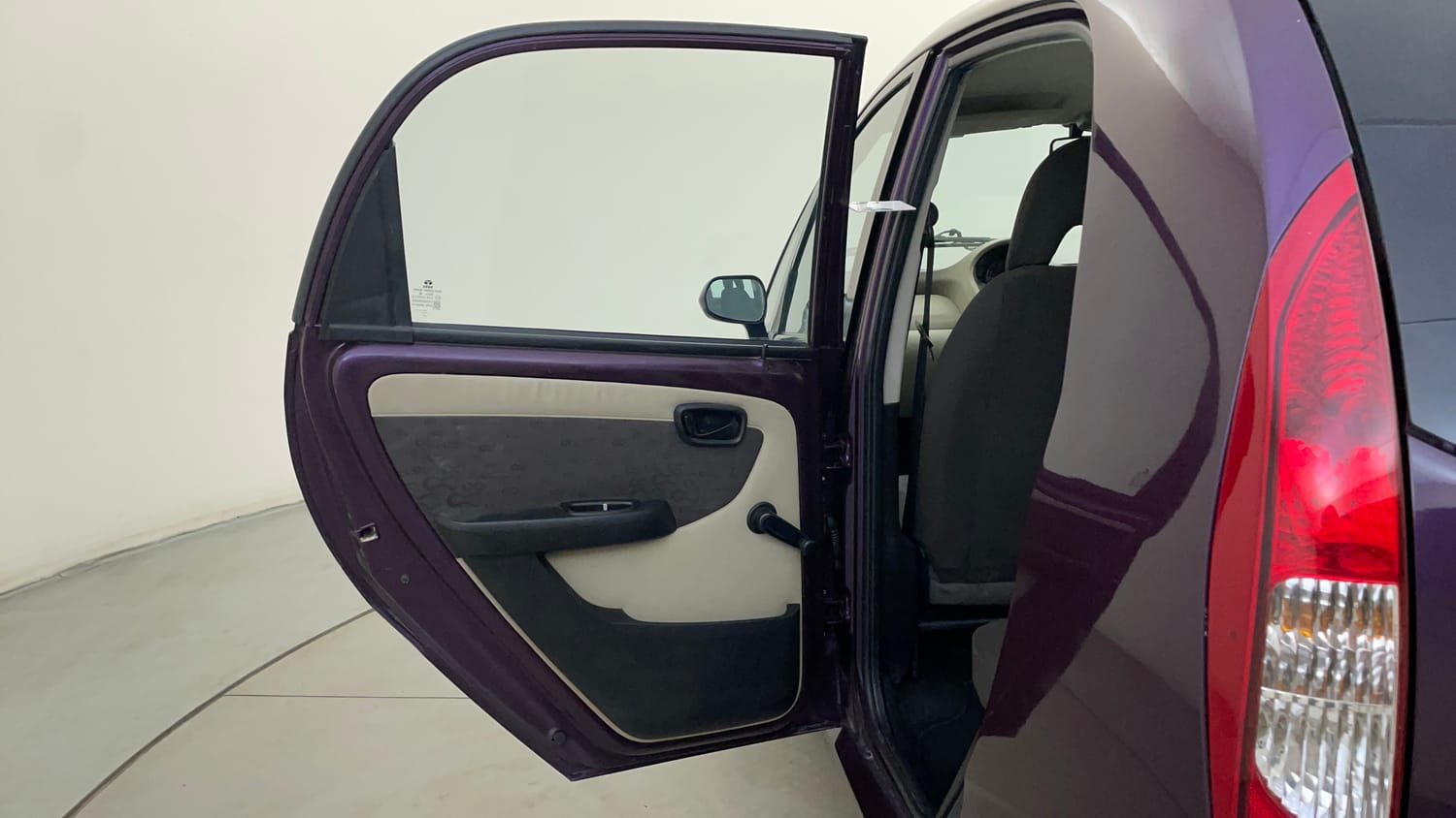 Used 2015 Tata Nano Twist XTA Petrol Automatic interior LEFT REAR DOOR OPEN VIEW