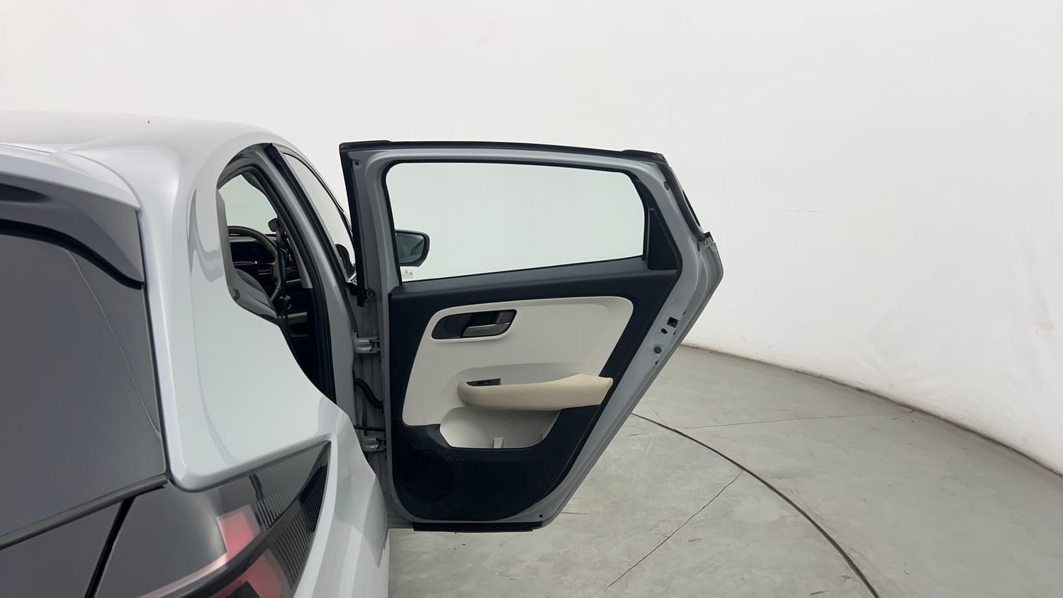 Used 2025 Tata Altroz Creative Petrol 5AMT Petrol Automatic interior RIGHT REAR DOOR OPEN VIEW