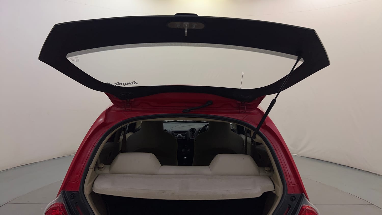 Used 2013 Honda Brio S MT Petrol Manual interior DICKY DOOR OPEN VIEW