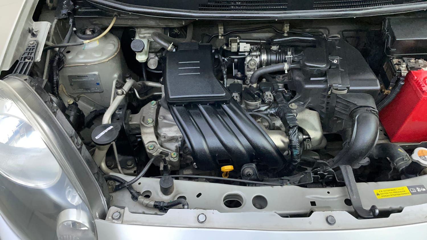 Used 2016 Nissan Micra Active XV Safety Pack Petrol Manual engine ENGINE RIGHT SIDE VIEW
