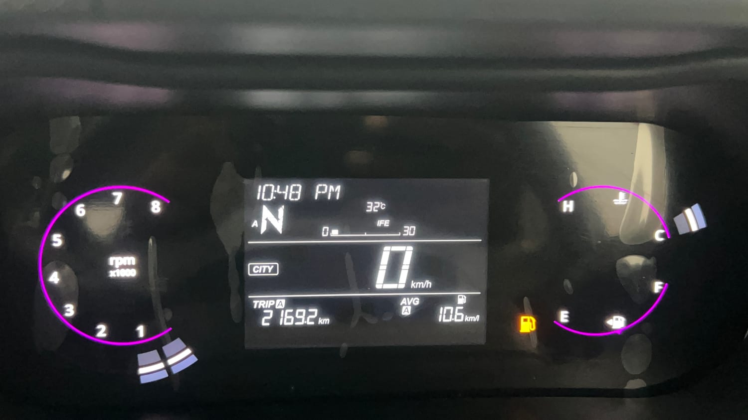 Used 2025 Tata Altroz Creative Petrol 5AMT Petrol Automatic interior CLUSTERMETER VIEW