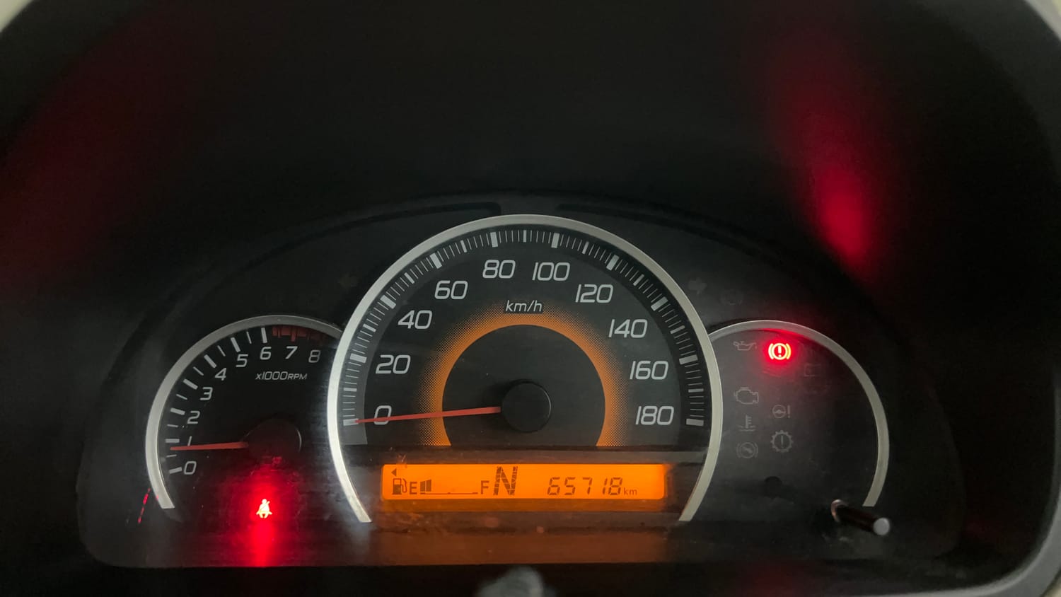 Used 2016 Maruti Suzuki Wagon R 1.0 VXI AMT Petrol Automatic interior CLUSTERMETER VIEW