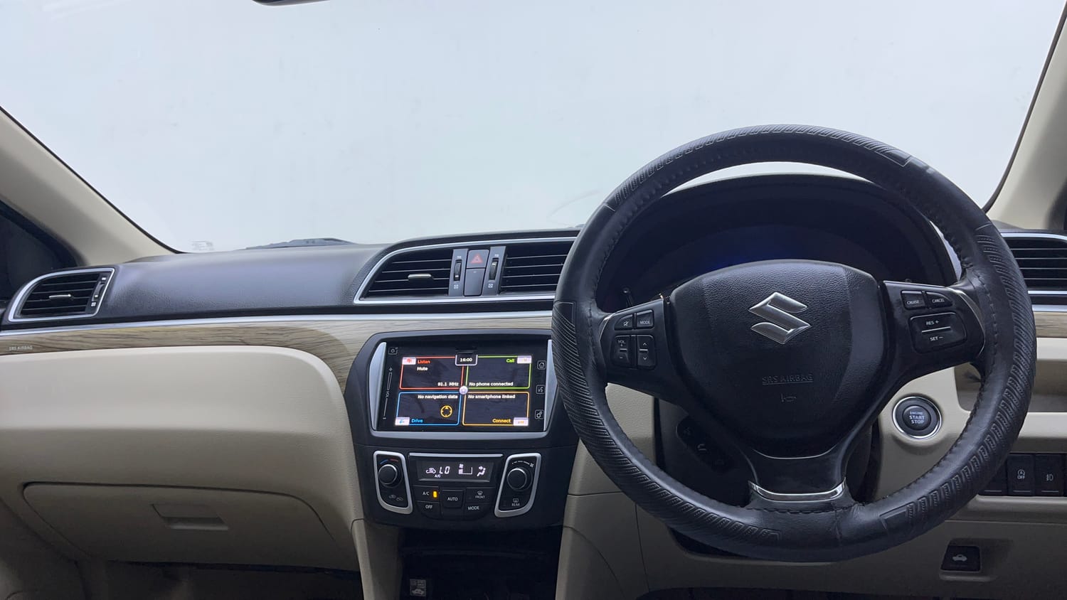 Used 2021 Maruti Suzuki Ciaz Alpha Hybrid 1.5 Petrol Manual interior DASHBOARD VIEW