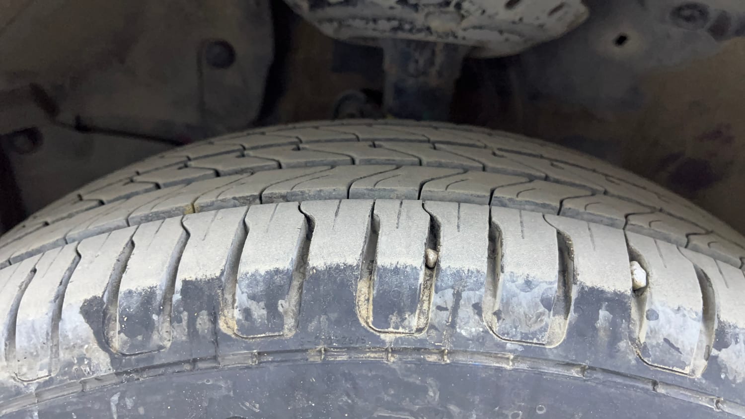 Used 2021 Honda Jazz VX CVT Petrol Automatic tyres LEFT FRONT TYRE TREAD VIEW