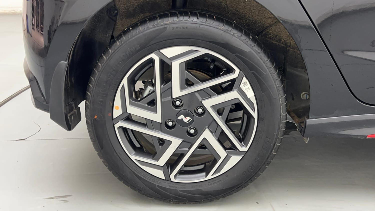 Used 2026 Hyundai i20 N Line N8 1.0 Turbo DCT Petrol Automatic tyres RIGHT REAR TYRE RIM VIEW