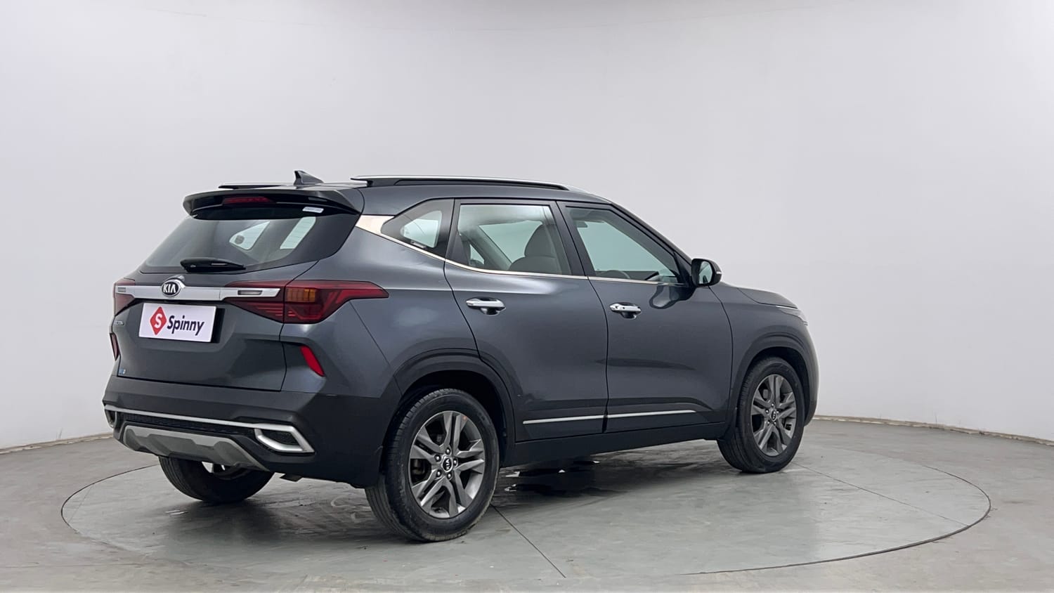 Used 2019 Kia Seltos HTX Plus 1.5 Diesel Diesel Manual exterior RIGHT REAR CORNER VIEW