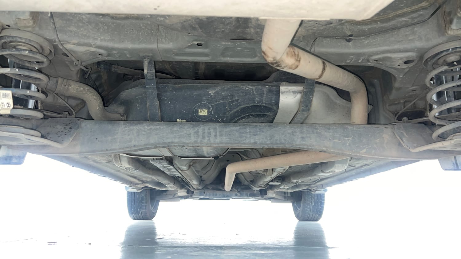 Used 2021 Hyundai Creta S 1.5 Diesel Diesel Manual extra REAR UNDERBODY VIEW (TAKEN FROM REAR)