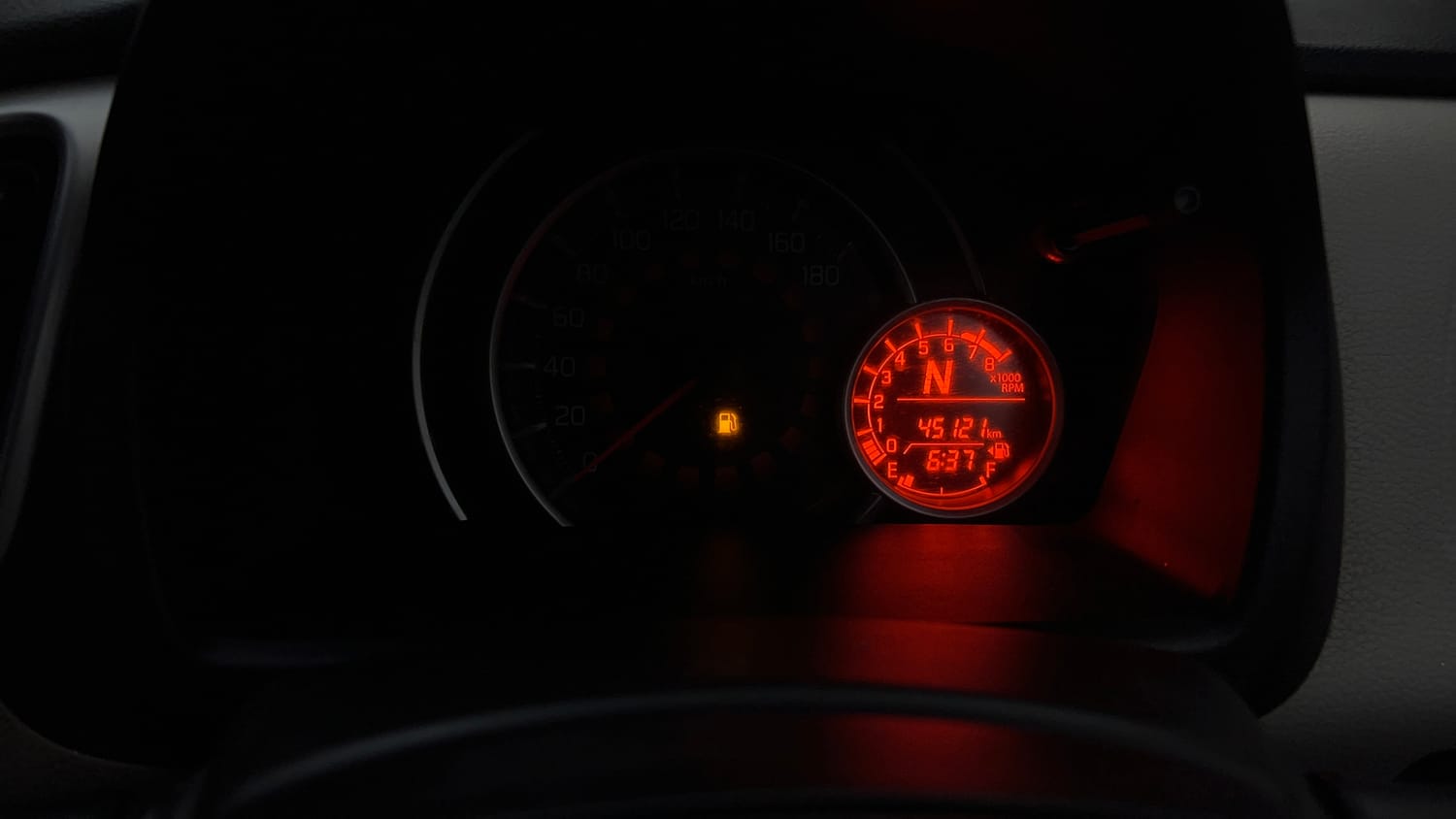 Used 2021 null Petrol Automatic interior CLUSTERMETER VIEW