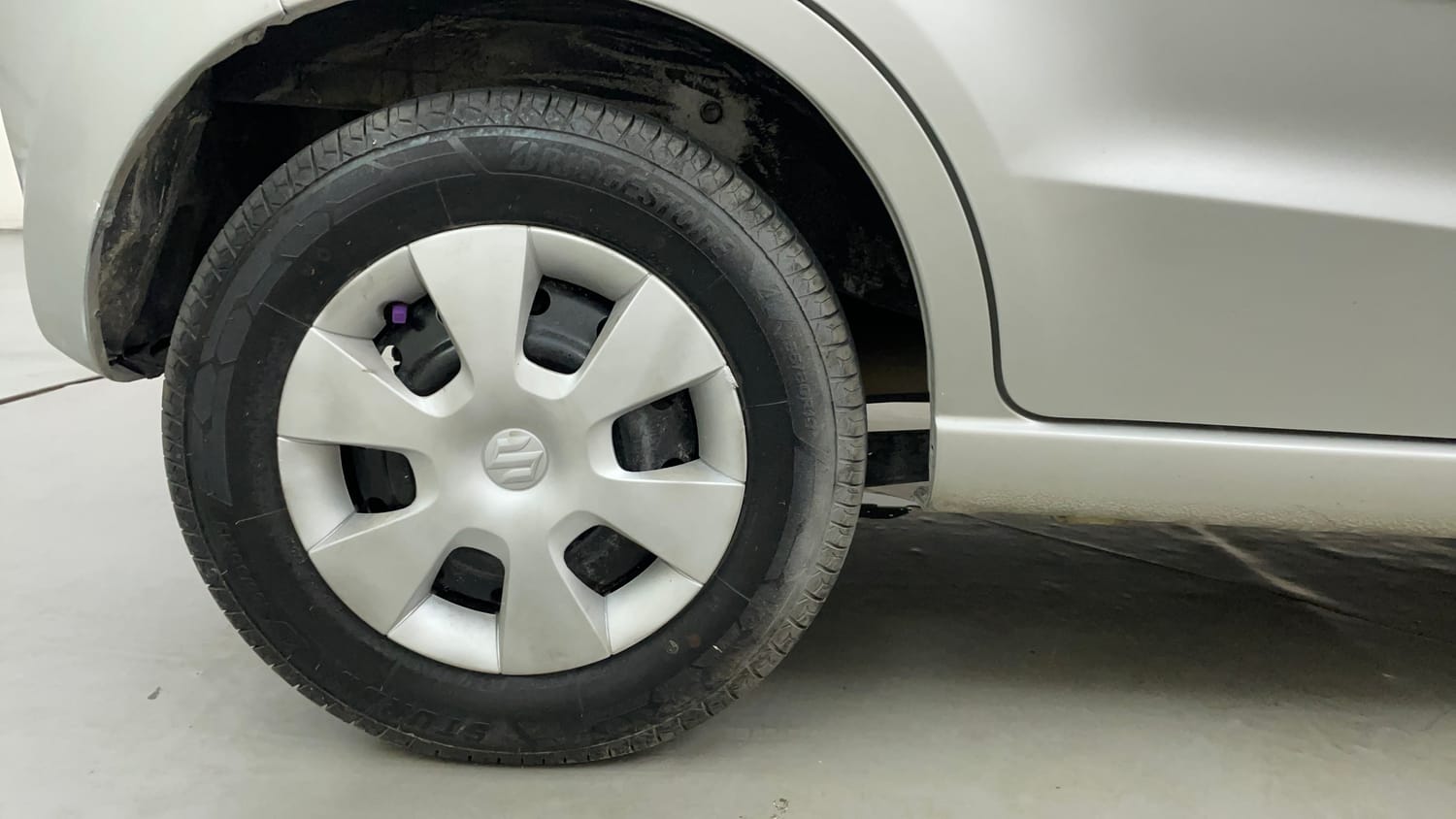 Used 2012 Maruti Suzuki A-Star Vxi (ABS) AT Petrol Automatic tyres RIGHT REAR TYRE RIM VIEW