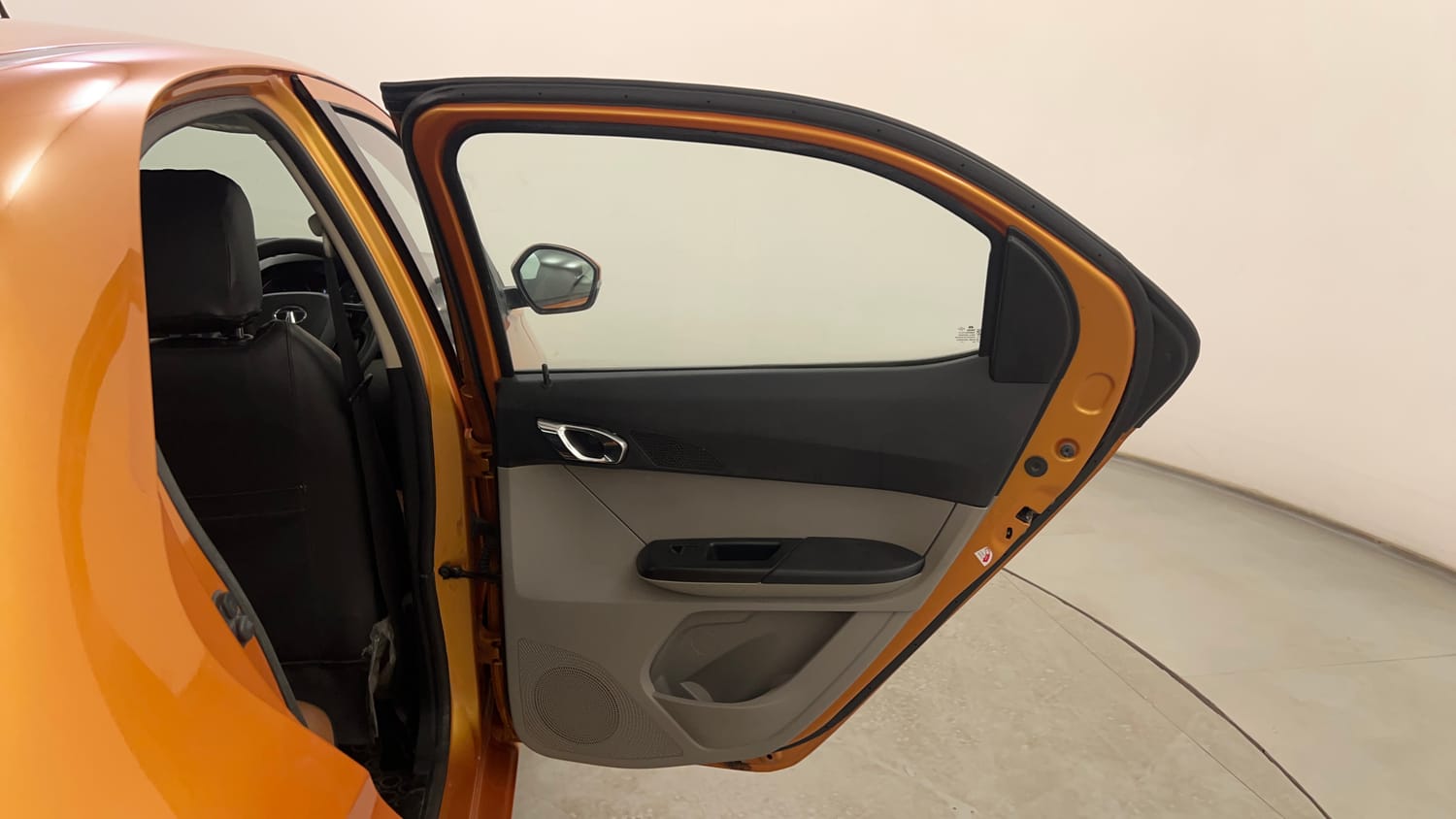 Used 2018 Tata Tiago Revotron XZ Petrol Manual interior RIGHT REAR DOOR OPEN VIEW