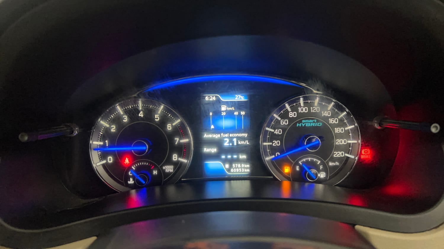 Used 2023 Maruti Suzuki Ciaz Alpha 1.5 Petrol Manual interior CLUSTERMETER VIEW