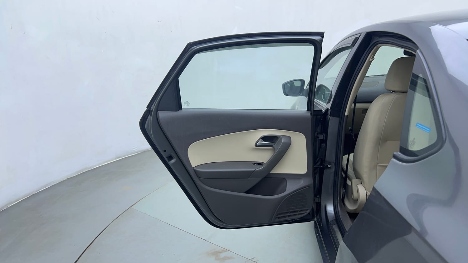 Used 2013 Volkswagen Vento Highline Petrol Petrol Manual interior LEFT REAR DOOR OPEN VIEW