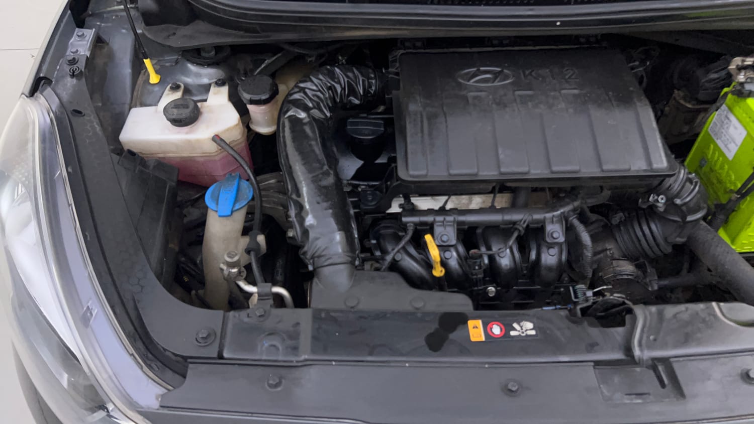 Used 2021 Hyundai Grand i10 Nios Magna 1.2 Kappa VTVT Petrol Manual engine ENGINE RIGHT SIDE VIEW