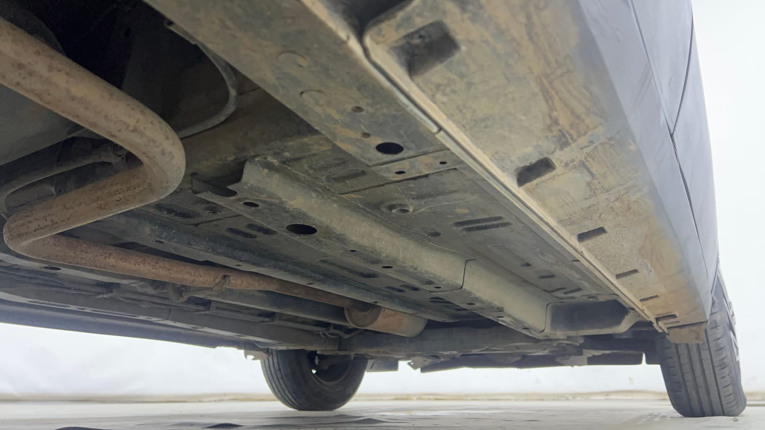 Used 2022 Tata Punch Pure MT Petrol Manual extra REAR RIGHT UNDERBODY VIEW