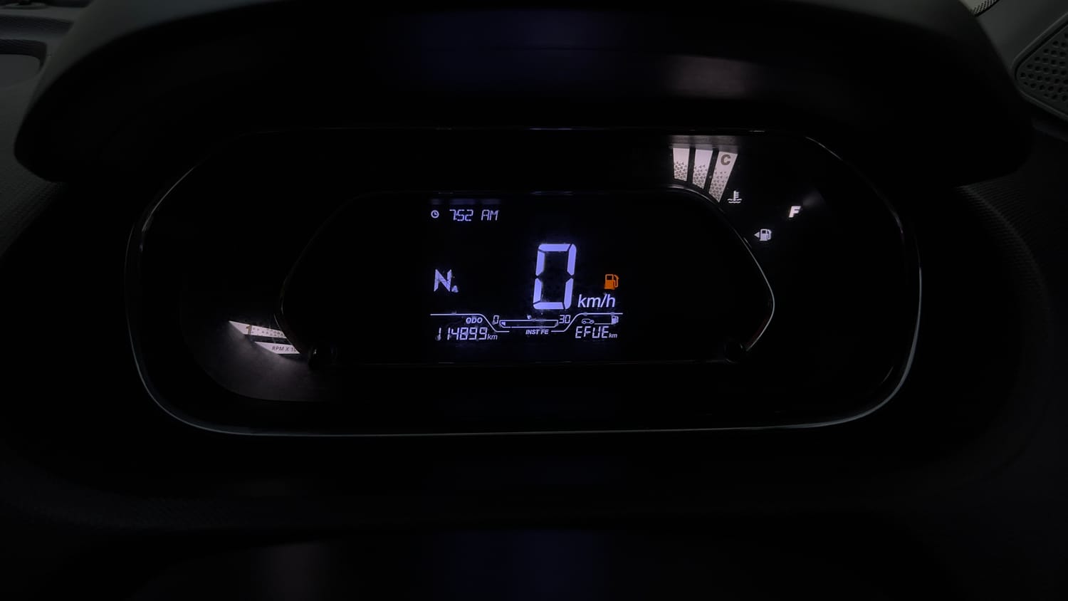 Used 2022 Tata Tiago XZA Plus Petrol Automatic interior CLUSTERMETER VIEW