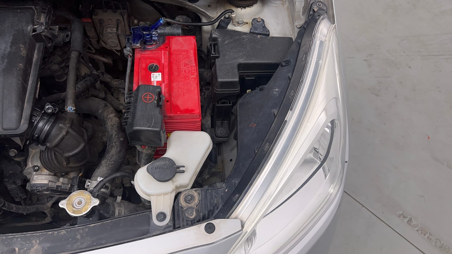 Used 2018 Hyundai Grand i10 Sportz 1.2 Kappa VTVT Petrol Manual engine ENGINE LEFT SIDE VIEW