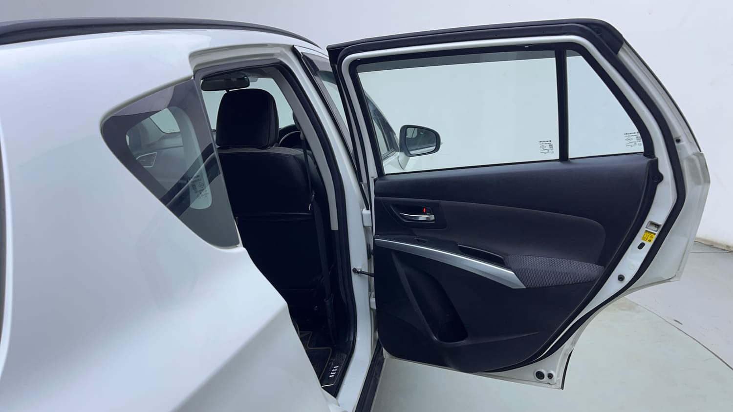 Used 2021 Maruti Suzuki S-Cross Zeta AT Petrol Automatic interior RIGHT REAR DOOR OPEN VIEW