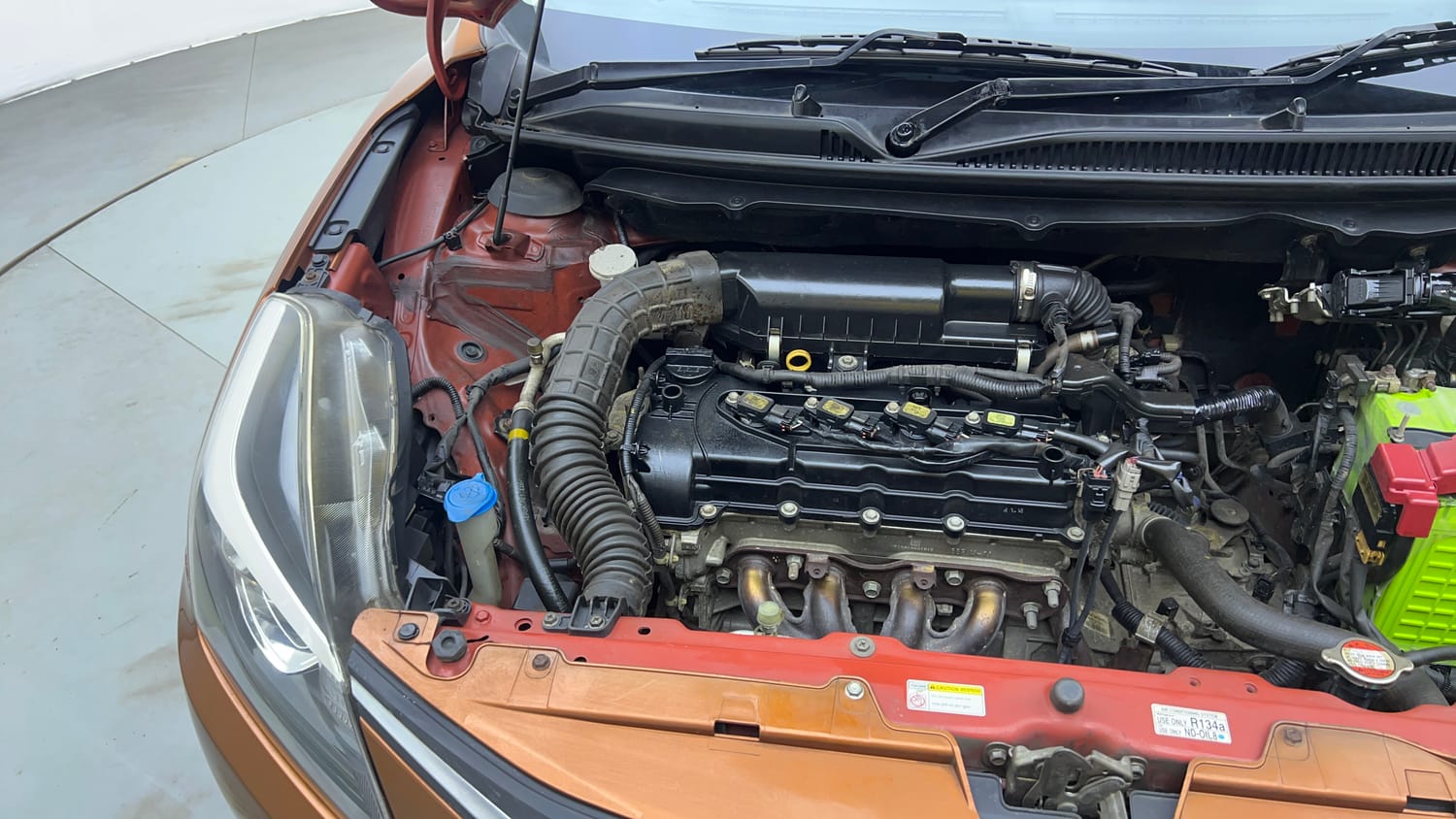 Used 2018 Maruti Suzuki Baleno Alpha 1.2 Petrol Manual engine ENGINE RIGHT SIDE VIEW