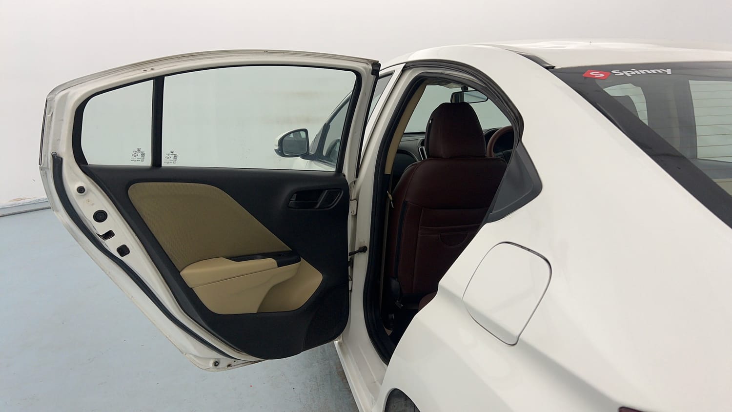 Used 2014 Honda City S Petrol Manual interior LEFT REAR DOOR OPEN VIEW