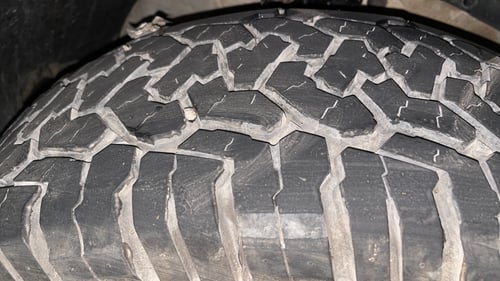 Used 2015 Mahindra XUV500 W6 Diesel Manual tyres RIGHT FRONT TYRE TREAD VIEW