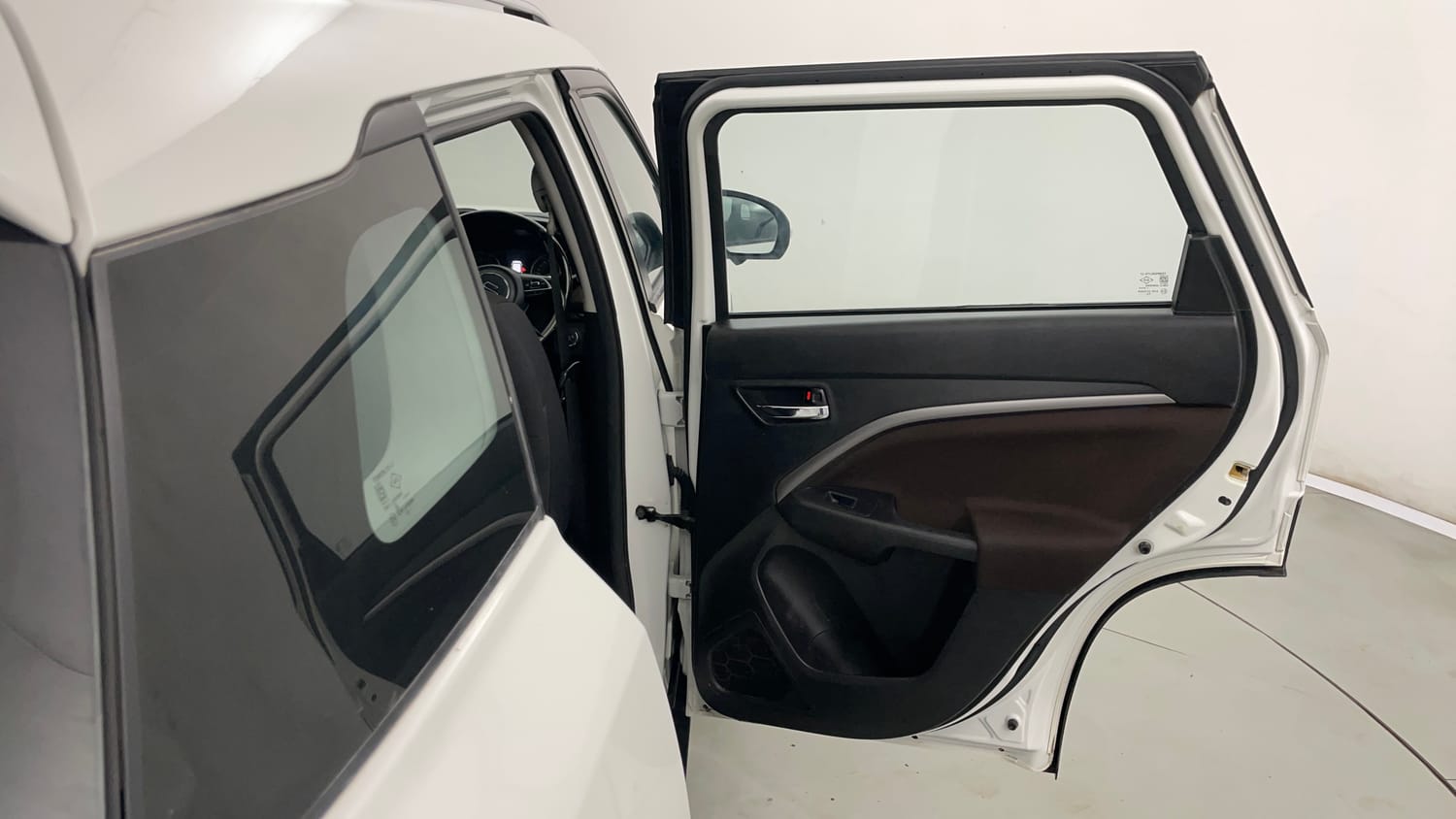 Used 2022 Maruti Suzuki Brezza ZXi Plus AT Petrol Automatic interior RIGHT REAR DOOR OPEN VIEW