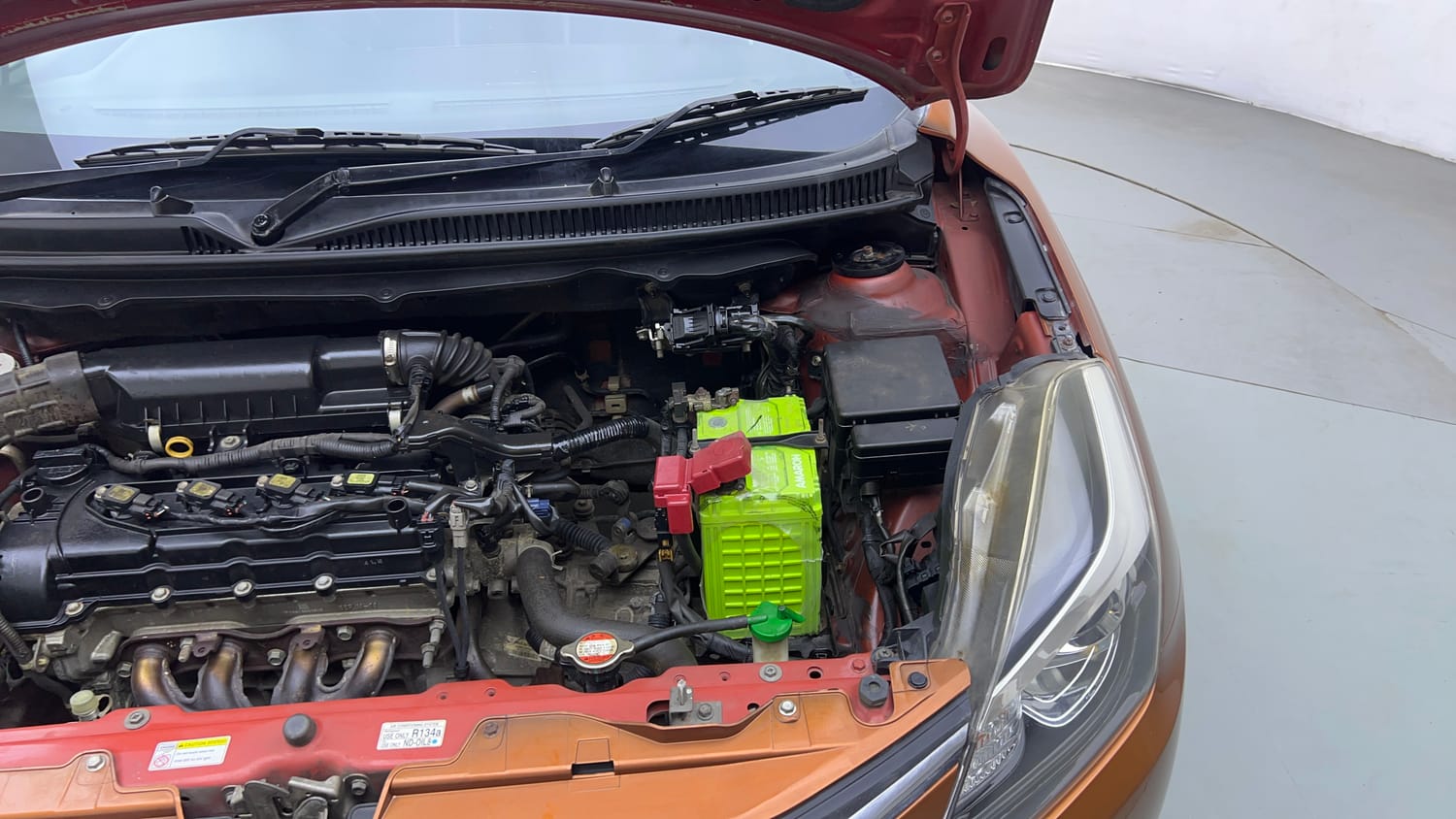 Used 2018 Maruti Suzuki Baleno Alpha 1.2 Petrol Manual engine ENGINE LEFT SIDE VIEW