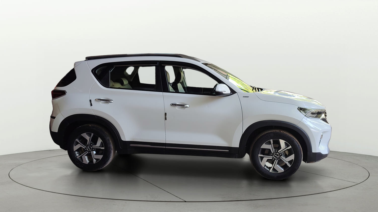 Used 2021 Kia Sonet HTX Plus 1.0 iMT Petrol Manual exterior RIGHT SIDE VIEW