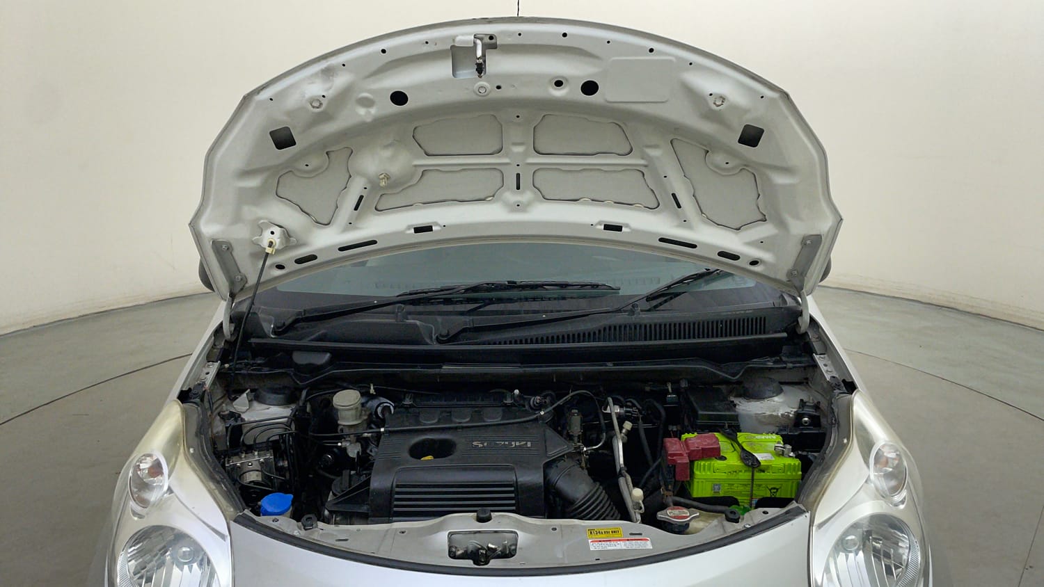 Used 2012 Maruti Suzuki A-Star Vxi (ABS) AT Petrol Automatic engine ENGINE & BONNET OPEN FRONT VIEW