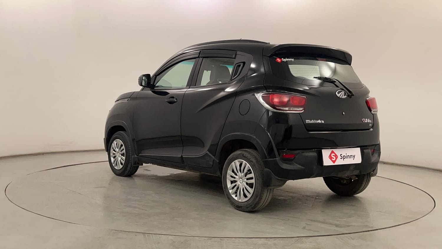 Used 2016 Mahindra KUV100 K6 6 STR Petrol Manual exterior LEFT REAR CORNER VIEW