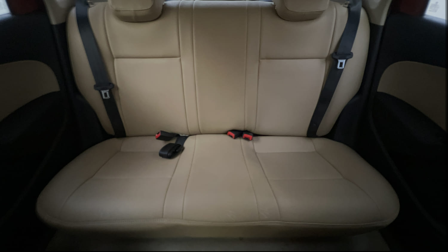 Used 2014 Volkswagen Polo Highline1.2L (P) Petrol Manual interior REAR SEAT CONDITION VIEW