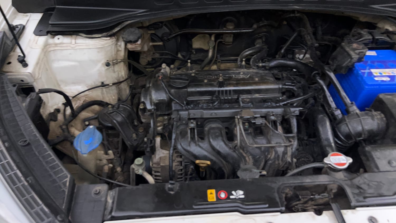 Used 2016 Hyundai Creta 1.6 SX Plus AT Petrol Petrol Automatic engine ENGINE RIGHT SIDE VIEW