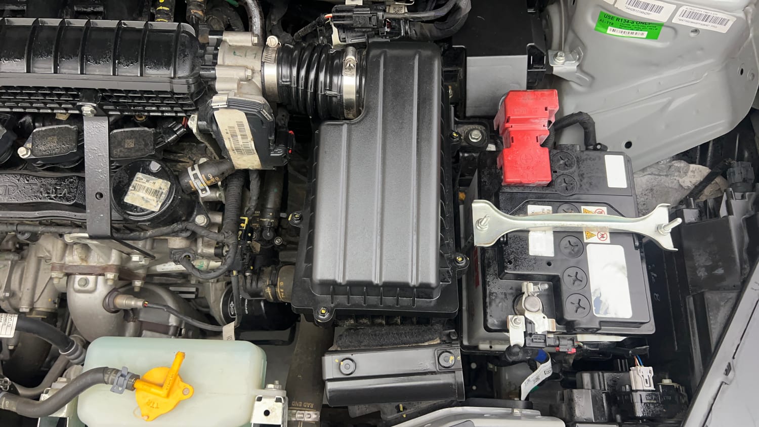 Used 2025 Tata Altroz Creative Petrol 5AMT Petrol Automatic engine ENGINE LEFT SIDE VIEW