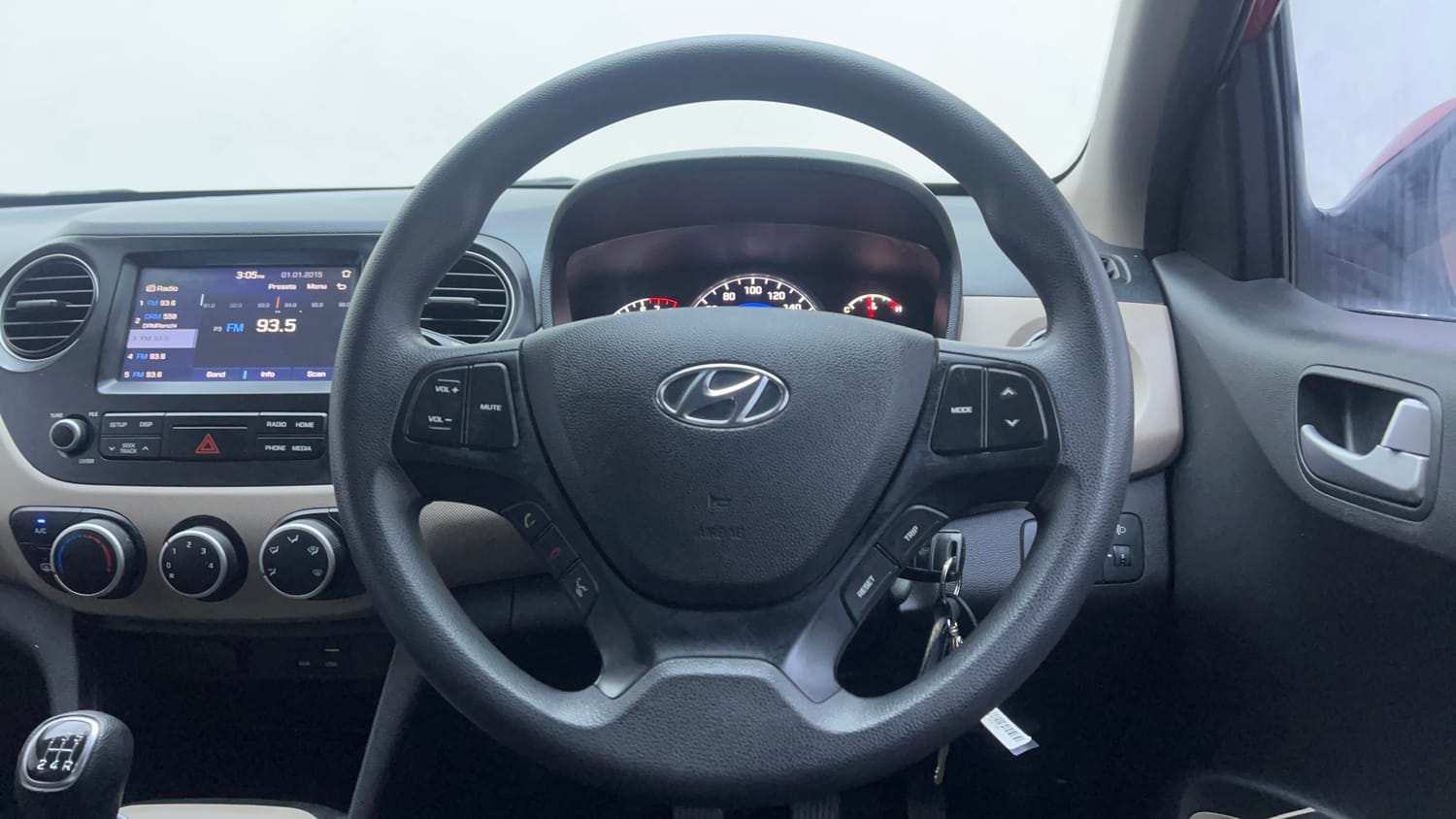 Used 2019 Hyundai Grand i10 Sportz 1.2 Kappa VTVT Petrol Manual interior STEERING VIEW