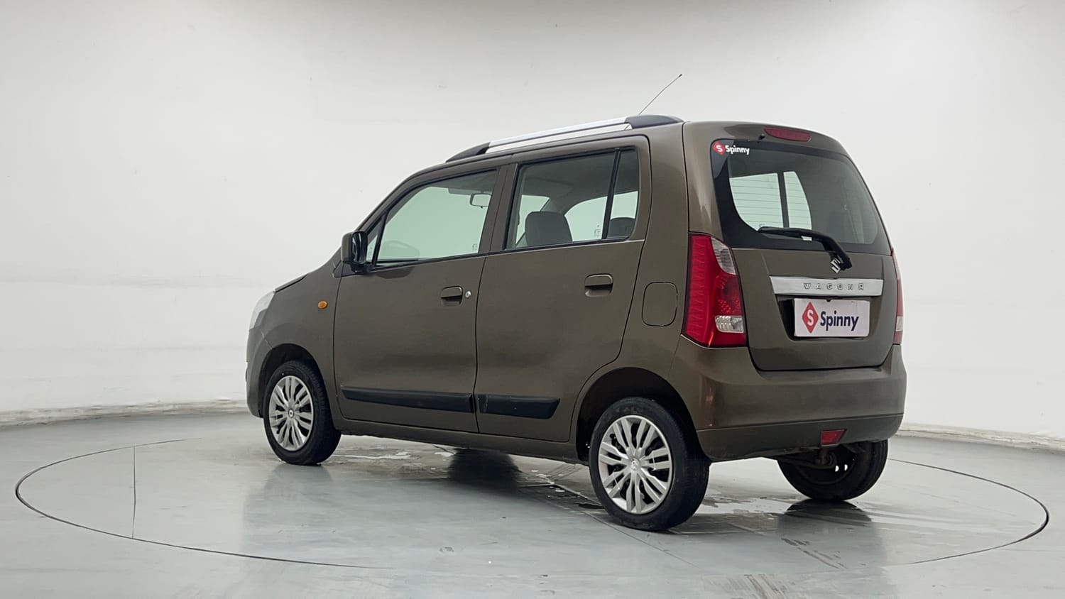 Used 2016 Maruti Suzuki Wagon R 1.0 VXI Petrol + CNG (Outside Fitted) Cng Manual exterior LEFT REAR CORNER VIEW