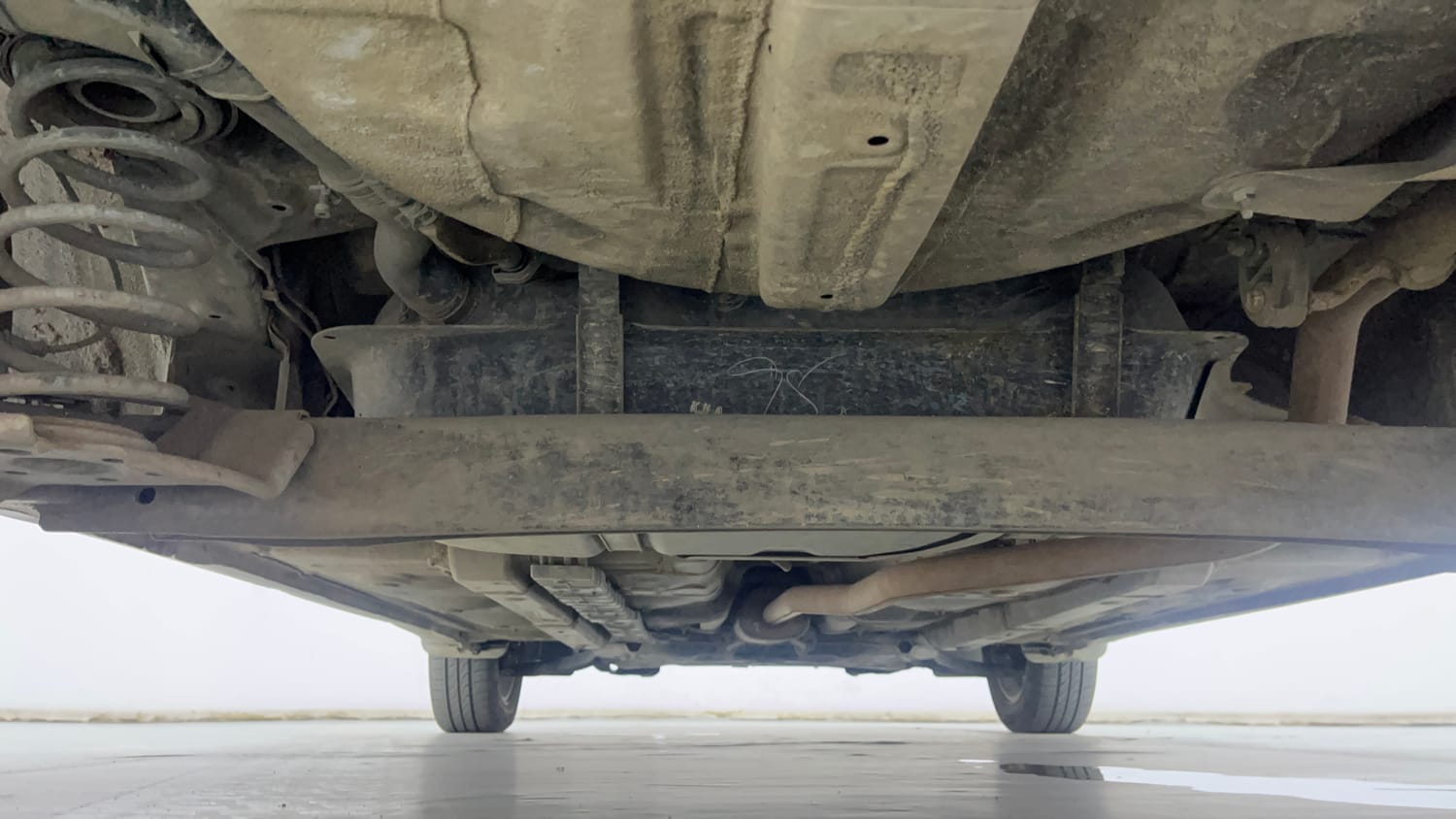 Used 2016 Hyundai Grand i10 Asta 1.2 Kappa VTVT Petrol Manual extra REAR UNDERBODY VIEW (TAKEN FROM REAR)