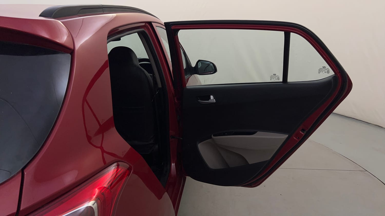Used 2019 Hyundai Grand i10 Sportz 1.2 Kappa VTVT Petrol Manual interior RIGHT REAR DOOR OPEN VIEW