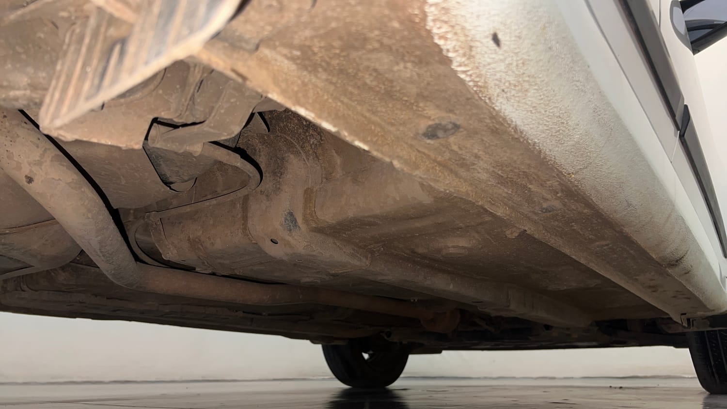 Used 2023 Hyundai Grand i10 Nios Sportz 1.2 Kappa VTVT Petrol Manual extra REAR RIGHT UNDERBODY VIEW