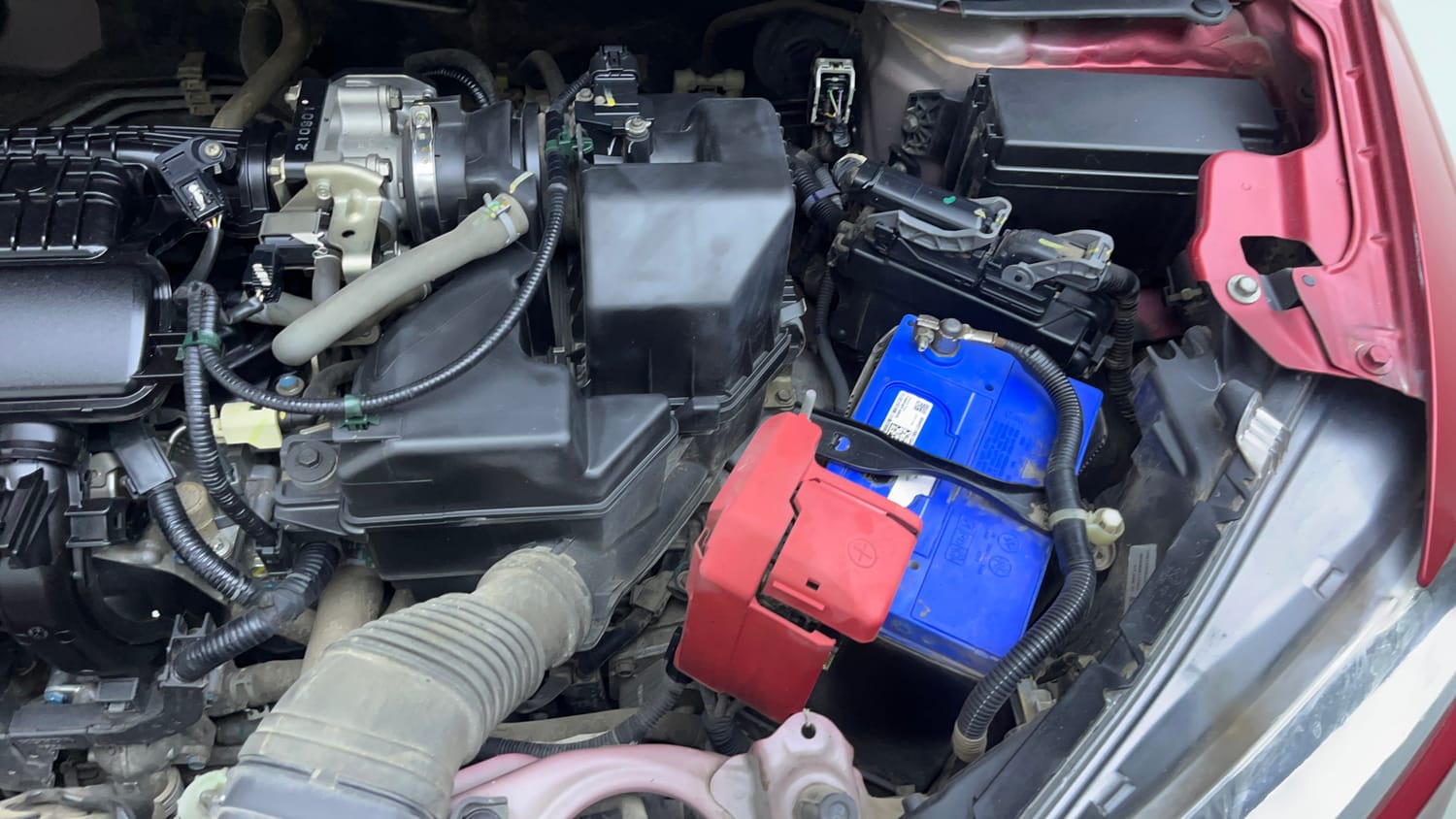Used 2021 Honda Jazz VX CVT Petrol Automatic engine ENGINE LEFT SIDE VIEW