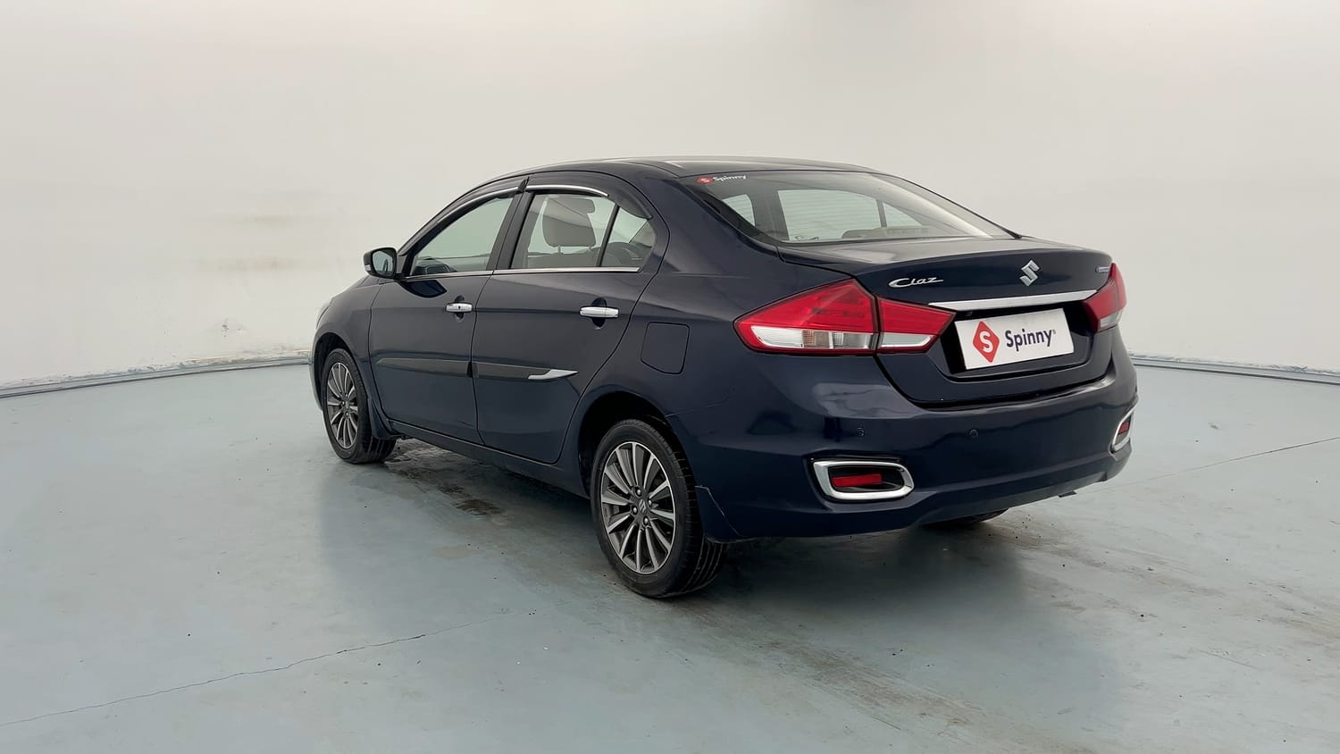 Used 2023 Maruti Suzuki Ciaz Alpha 1.5 Petrol Manual exterior LEFT REAR CORNER VIEW